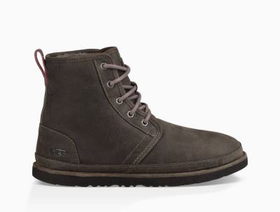 UGG Harkley Weather Mens Classic Boots Charcoal/ Chocolate - AU 438DZ